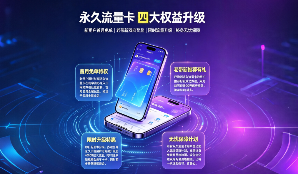 永久流量卡限时优惠活动